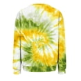thumbnail image 5 of Bovemsi Womens Sweatshirts Fashionable Spring And Autumn Tie Dye Pattern Casual Long Sleeved Sportswear Top Fall Fashion Outfits 2025 Clothes, 5 of 9