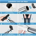 thumbnail image 5 of Hinzonek High Pressure Air Toilet Plunger Drain Blaster Kit, Unclogged, Stainless Steel Toilet Clog Remover - Unclog Toilets Kitchen Sinks Shower Drains Bathroom, Bathtub and Clogged Pipes with Ease, 5 of 8