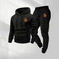 thumbnail image 3 of RXMEKW Hoodie with Zipper Pockets, Mens Printed Hooded Sweatshirt, 3 of 3