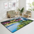 thumbnail image 4 of Soft Rug Large Area Rugs, Oil Painting Landscape Comfortable Indoor Carpet, Baby Play Mat for Living Room Bedroom Nursery Decor Floor Mat, 63x48inch Carpet Runner, 4 of 6