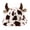 #0307-B, variant on Cow Print Cow Horn Hats Novelty Headwear for Daily Casual Wear Outdoor Activities Fashion Head Accessories Gift