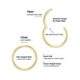 thumbnail image 2 of MesaSe Nose Rings for Women Surgical Steel Hypoallergenic Hinged Small Nose Ring, 2 of 5