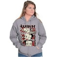 thumbnail image 4 of Betty Boop A Wink And A Giggle Women Plus Size Zipper Hoodie Brisco Brands 4X, 4 of 5