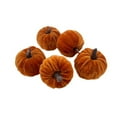 thumbnail image 6 of 10Pcs, 2.3in Small Velvet Pumpkins Decorative Pumpkins Foam Pumpkins for Fall Thanksgiving Halloween Table Centerpiece Decor, 6 of 8