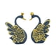 thumbnail image 4 of 2 estatuas de cisne, adornos de escritorio, colección de decoraciones, figuritas decorativas, esculturas de animales para gabinete de boda, oficina y Azul, 4 of 8