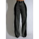 thumbnail image 3 of Pantalones vaqueros de retazos para mujer, pantalón de cintura alta, ajustado, cómodo, informal, pierna ancha, recto, verano, 2024, 3 of 5