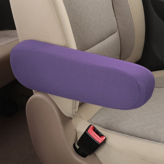 Universal Stretch Armrest Cover - 14x4x2.5in Elastic Fabric Protector Sleeve, Slip-On Center Console Guard for Cars and Trucks, Dirt Resistant Interior Accessory for SUVs and Cargo Vehicles
