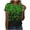 Multicolor6, variant on biudgviw Women Plus Size St Patricks Day Shirt Print Graphic Short Sleeve Tops Fashion Casual Crewneck Oversized T-Shirt