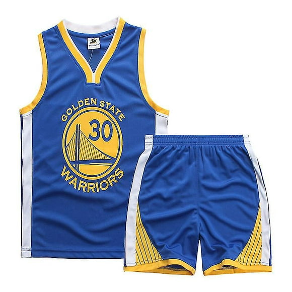 Enfants d'Or État Guerriers Curry 30 Nba Maillot de Basket-Ball-