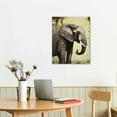 thumbnail image 2 of Nawypu  African Animals Painting Wall Decor Gold Elephant Canvas Wall Art Abstract Wildlife Artwork for Living Room Bedroom Contemporary Home Decoration Ready to Hang, 2 of 4