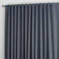 thumbnail image 3 of ZMLEVE Extra Wide Faux Linen Room Darkening Curtain (1 Panel) 100 X 84, BOCH-LN21330-84-DW, Reverie Blue, 3 of 7