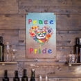 thumbnail image 3 of Peace Love Pride American Shorthair with Rainbow Sunglasses LGBT LGBTQ+ Vertical Metal Aluminum Sign Cat Lover Kitten Owner Gifts Wall Art Home Decor - 01004, 3 of 5