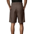 thumbnail image 4 of Uwinwear Men's Baggy Wide Leg Casual Shorts Pleated Dress Business Elastic Waist Summer Lightweight Shorts with Pockets, 4 of 6