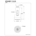 thumbnail image 2 of Gourmetier Made to Match KDH8818 Kitchen Faucet Sprayer, Satin Nickel, 2 of 2
