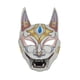 thumbnail image 1 of Máscara facial decorativa ligera y cómoda para cosplay de diablo japonés Blanco, 1 of 9