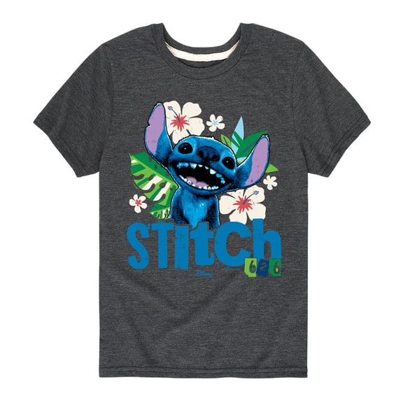 Lilo & Stitch - Stitch Smiling 626 - Toddler And Youth Short Sleeve Graphic T-shirt