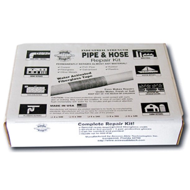 POWR WRAP+ Pipe & Hose Repair Kit 4" x 540"