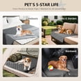 thumbnail image 2 of SHAANXIXIAN 3X Stronger Waterproof Pet Blanket, Scratch Proof Furniture Protector for Dogs Cats, Reversible Cover 30x70 Inch, Dark Grey/Light Grey, 2 of 5