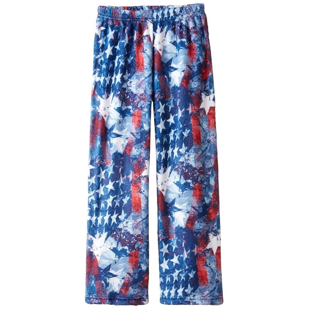 blue fuzzy pants