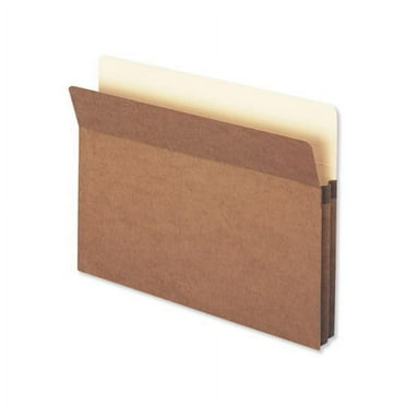 Smead - 1 3/4" Expansion File Pocket, Straight Tab, Redrope, Letter, MLA/Red, 50/Box - Pack of 5