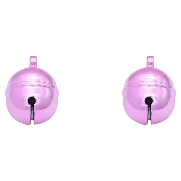Greeniant Accesorios para gatos con cascabel para perros, cascabeles exquisitos para gatos, collar para mascotas sin carga, rosa Type2 NO2