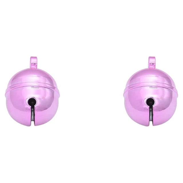 Billuyoard Campana para perro con anillos Campanas decorativas para gatos Mascotas Colgante Collar para mascotas Rosa Type2 NO2