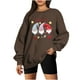 thumbnail image 2 of Puntoco Mujer Moda Suelta Manga Larga Cuello Redondo Blusa Navidad Impresión Camiseta tops Puntoco Puntoco-2875, 2 of 5