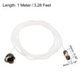 thumbnail image 2 of Uxcell Pull Cord for Ceiling Switch Light Pull Cord String Ceiling Fan String Pull Chain Extension, White Bronze 8 Pack, 2 of 5