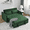 Green, variant on DEALTOPS 55" Modern Pull Out Loveseat Sofa Bed with 2 Detachable Arm Pockets, Gray