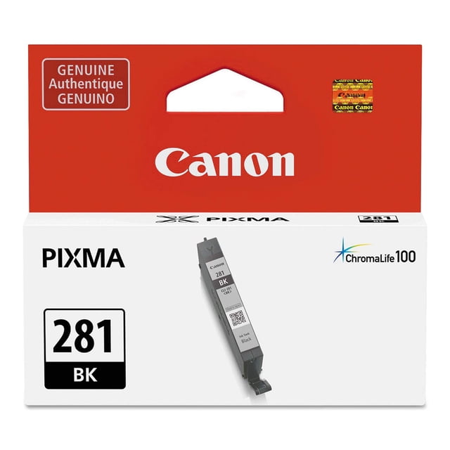 Depósito de tinta Canon CLI-281 negro compatible con TR8520, TR7520