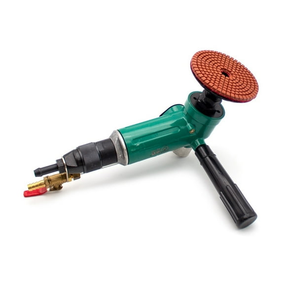 Water Injection Type Pneumatic Polishing Machine Stone Air Polisher Marble Wind Grinder 100MM 10000RPM