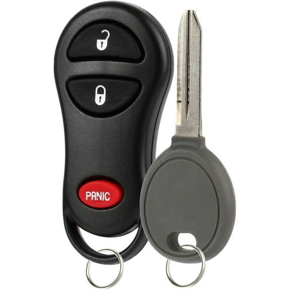 Key Fob fits 1999-2005 Chrysler Plymouth Keyless Entry Remote Key (04686481 Y160-PT)