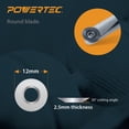 thumbnail image 3 of POWERTEC 71829 3 Pieces Tungsten Carbide Cutter Insert Set for Wood Lathe Turning Tools with 11mm Radius Edge Square, 10mm Round & 10 x 28mm Diamond, Replacement for 71825 Wood Lathe Chisel Set, 3 of 7