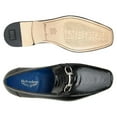 thumbnail image 4 of Belvedere Men's Bruno Genuine Ostrich Leg and Italian Calf Loafer Black 1026, 4 of 6