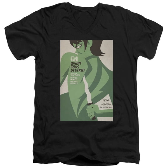 Star Trek - Tos Episode 69 - Slim Fit V Neck Shirt - XX-Large