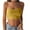 Yellow, variant on Homenesgenics Tank Tops for Women Fashion Sexy Women Sleeveless Vest Ladies Solid Camis Slim Short Tank Tops