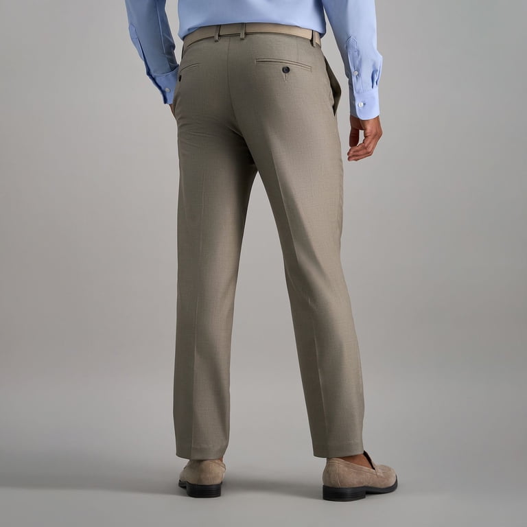 Men's J.M. Haggar Premium Slim-Fit 4-Way Stretch Flat-Front Dress Pants Color: Light Gray Size: 33X32 - Walmart.com Men's J.M. Haggar Premium Slim-Fit 4-Way Stretch Flat-Front Dress Pants Color: Light Gray Size: 33X32 - Walmart.com