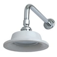 thumbnail image 6 of Kingston Brass P60CK Victorian 6-5/16-Inch Sunflower Raindrop Ceramic Shower Head with 12-Inch Shower Arm in Polished Chrome, 6 of 6