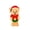 Bear, variant on FeiBiQiuBi Lighted Blow Mold Rooster Indoor/Outdoor Christmas Decoration, 7.8" Resin Light Up Santa Rooster Figurine with Warm Glow for Tabletop Display