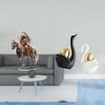 thumbnail image 2 of Letrero de escritorio Home Knight, adorno acrílico de caballero, estatua de cisne, figuras de cerámica modernas, esculturas de animales, decoración de, 2 of 8