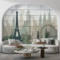 thumbnail image 3 of GK Wall Design  Paris Landscape Eiffel Tower Peel&Stick Wallpaper H:98"  x W:150", 3 of 4