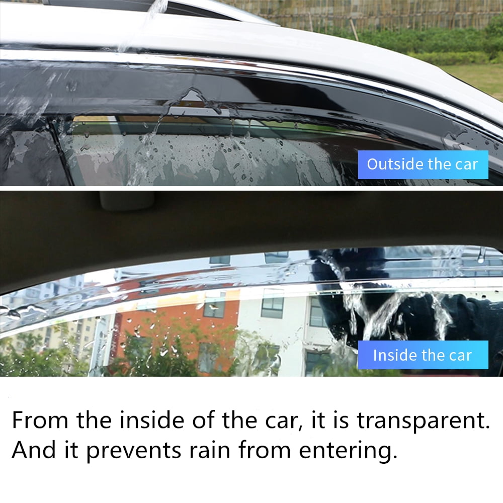 Leadwolf Car Styling Smoke Window Sun Rain Visor Deflector Guard For Honda CR-V 2017-2021 Accessories 4PC