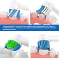 thumbnail image 3 of Replacement Toothbrush Heads Compatible with Oral B Electric Toothbrush,16pcs White Toothbrush Heads Refill for 4Precision,4Sensitive,4Precision PRO,4Cross,Medium and Soft Brush Heads, 3 of 5