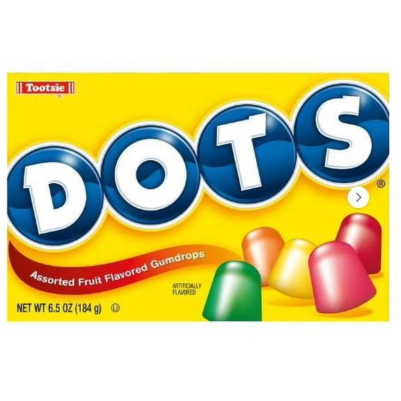 Tootsie Dots Assorted Flavors, 6.5oz Theater Box