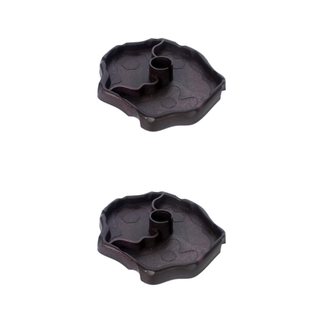 Billuyoard Alimentador de mascotas asequible de ABS: fácil de limpiar y duradero para una fuente de alimentación saludable Bebedero de agua color cafe oscuro 2piezas