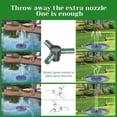 thumbnail image 4 of Colorful Led Solar Fountain With Rotating Nozzle High Power Water Pump With Battery Backup For Pond Swimming Pool, 4 of 8
