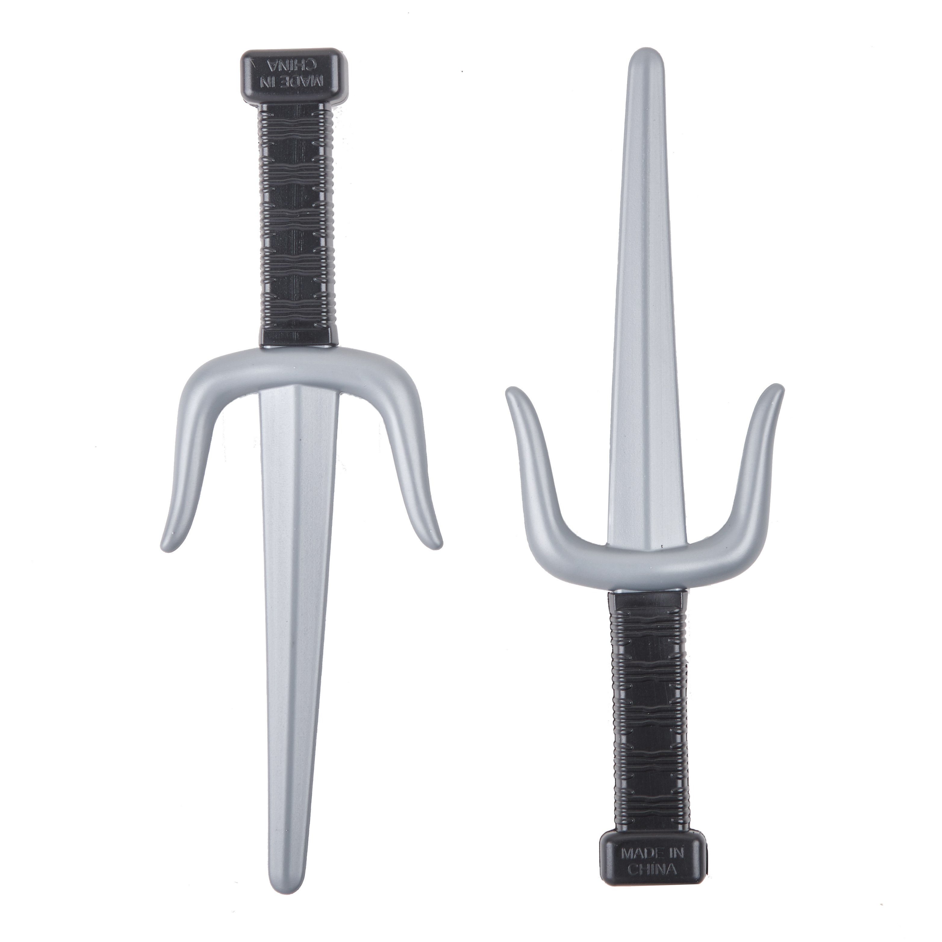 Way To Celebrate Halloween Unisex Kids Black/Grey Toy Ninja Costume Weapons for Age 3+ , 2