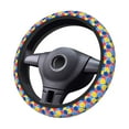 thumbnail image 3 of DouZhe Autism Day Colorful Puzzle Prints Steering Wheel Cover, Universal 15 inch Anti-Slip Odorless Elastic Car Steering Wheels Cover for Women Men, 3 of 7