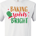 thumbnail image 4 of Inktastic Christmas Baking Spirits Bright with Green Oven Mit T-Shirt, 4 of 5
