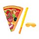 thumbnail image 2 of Piñata de pizza para fiestas infantiles con palo, confeti, venda para los ojos, regalos, artículos para fiestas, artículos para despedidas de soltera, 2 of 9
